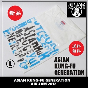 送料込 新品★AIR JAM 2012 ASIAN KUNG-FU GENERATION Tシャツ L★アジアン・カンフー・ジェネレーション/Hi-STANDARD/アジカン/ハイスタ