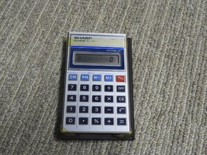  Showa Retro SHARP compact калькулятор ELSIMATE EL-330 с покрытием MADE IN JAPAN(5629)