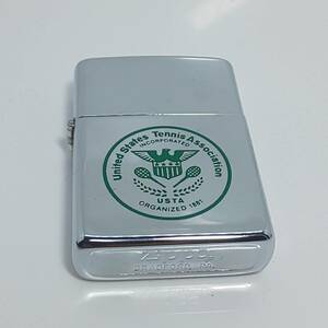 ◎ジッポー◎ZIPPO USTA 全米テニス協会 United States Tennis Association ビンテージオイルライター 1980年アメリカ製 ジッポ 即発送