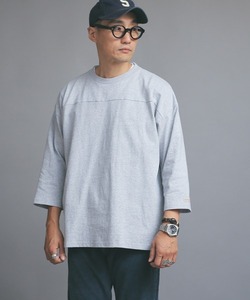 「Goodwear」 7分袖Tシャツ X-LARGE 杢グレー メンズ