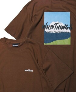 「FREAK'S STORE」 「Wild Things」半袖Tシャツ MEDIUM ブラウン メンズ