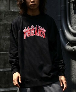 「FREAK'S STORE」 スウェットカットソー SMALL ブラック メンズ