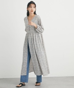 「CRAFT STANDARD BOUTIQUE」 7分袖ワンピース FREE ライトグレー レディース