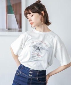 「JEANASIS」 半袖Tシャツ FREE ホワイト レディース
