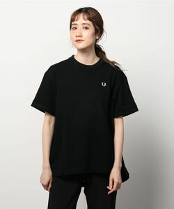 「Ray BEAMS」 「FRED PERRY」半袖Tシャツ ONE SIZE ブラック レディース
