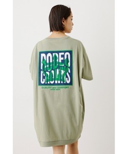 「RODEO CROWNS WIDE BOWL」 Tシャツワンピース FREE ライトカーキ レディース
