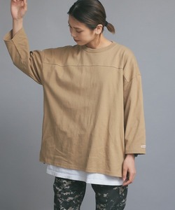 「Goodwear」 7分袖Tシャツ X-LARGE ベージュ メンズ