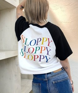 「WHO'S WHO gallery」 「SLOPPY」半袖カットソー FREE オフホワイト レディース