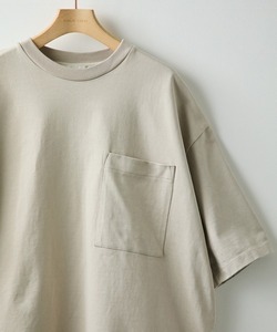 「PUBLIC TOKYO」 半袖Tシャツ 1 ベージュ メンズ