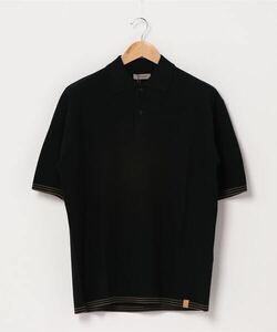 「BEAMS LIGHTS」 半袖ポロシャツ SMALL ブラック メンズ