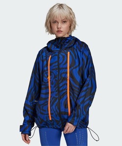 「adidas by Stella McCartney」 ジップアップブルゾン MEDIUM ブルー レディース