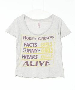 「Rodeo Crowns」 半袖Tシャツ S グレー レディース