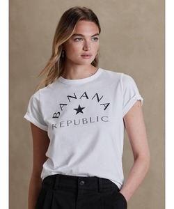 「BANANA REPUBLIC FACTORY STORE」 半袖Tシャツ S ホワイト レディース