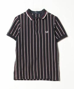 「FRED PERRY」 半袖ポロシャツ SMALL ネイビー メンズ