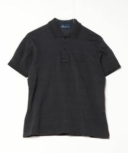 「FRED PERRY」 半袖ポロシャツ MEDIUM ブラック メンズ