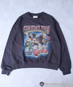 「FREAK'S STORE」 スウェットカットソー「GREMLINSコラボ」 MEDIUM ブラック メンズ