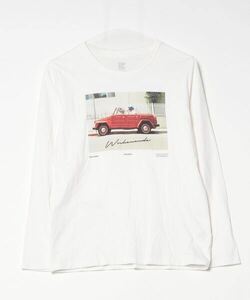 「Design Tshirts Store graniph」 長袖Tシャツ X-SMALL ホワイト メンズ