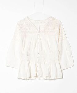 「KATHARINE ROSS」 7分袖ブラウス M ホワイト レディース