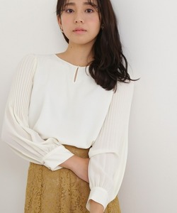 「NATURAL BEAUTY BASIC」 長袖ブラウス MEDIUM オフホワイト レディース