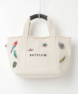 「BAYFLOW」 刺繍トートバッグ FREE ベージュ レディース