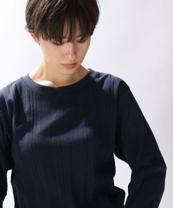 「niko and...」 長袖カットソー LARGE ネイビー レディース