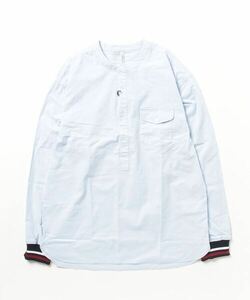 「The DUFFER of ST.GEORGE」 長袖シャツ MEDIUM サックスブルー メンズ