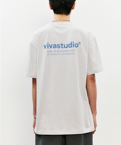 「VIVASTUDIO」 半袖Tシャツ SMALL ライトグレー メンズ