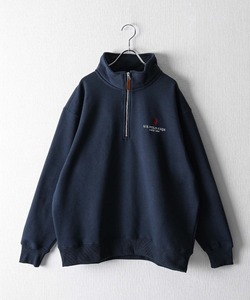 「U.S. POLO ASSN.」 スウェットカットソー LARGE ネイビー メンズ