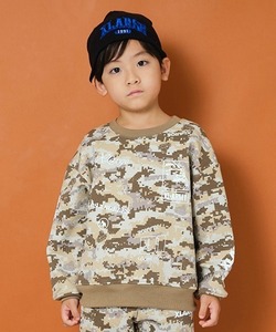 「XLARGE KIDS」 「KIDS」長袖カットソー 80cm ベージュ キッズ