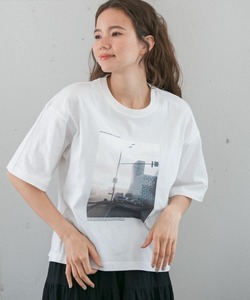 「niko and...」 半袖Tシャツ LARGE オフホワイト レディース