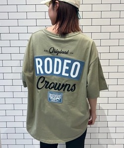 「RODEO CROWNS WIDE BOWL」 半袖Tシャツ FREE ライトカーキ レディース