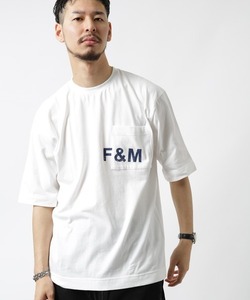 「FREAK'S STORE」 「Franklin＆Marshall」半袖Tシャツ MEDIUM ホワイト メンズ