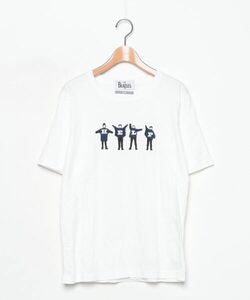 「SHIPS」 半袖Tシャツ「TheBeatlesコラボ」 SMALL ホワイト系その他 メンズ