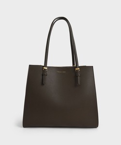 「CHARLES & KEITH」 トートバッグ X-LARGE ブラウン系その他4 レディース