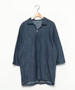 「The DUFFER of ST.GEORGE」 半袖シャツ X-LARGE ダークインディゴブルー メンズ