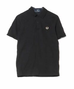 「FRED PERRY」 半袖ポロシャツ 36 ブラック メンズ