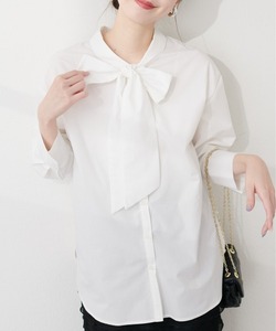「natural couture」 7分袖ブラウス FREE オフホワイト レディース