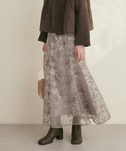 「natural couture」 タイトスカート FREE グレイッシュベージュ レディース