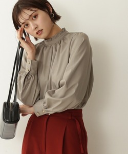 「N.（N. Natural Beauty Basic）」 長袖ブラウス MEDIUM ベージュ レディース