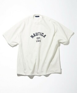 「NAUTICA」 半袖Tシャツ LARGE ホワイト メンズ
