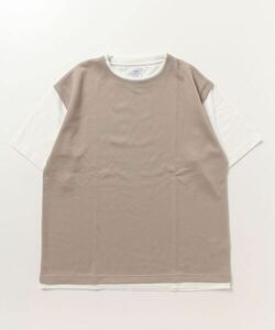 「coen」 半袖Tシャツ X-LARGE ベージュ メンズ