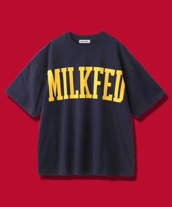 「MILKFED.」 半袖Tシャツ ONE SIZE ネイビー レディース