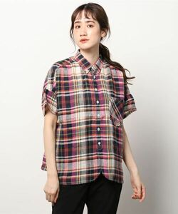 「BEAMS BOY」 半袖シャツ ONE SIZE ピンク レディース