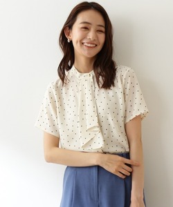 「N.（N. Natural Beauty Basic）」 半袖ブラウス MEDIUM ホワイト系その他 レディース