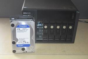 [ used operation goods ]NAS QNAP TS-659 Pro II 6 slot WD 4TB x6 24TB RAID eSATA USB3.0 LAN 1Gbps x2
