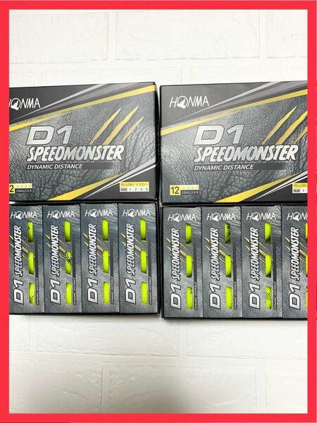 ホンマゴルフ （HONMA）D1 SPEEDMONSTER イエロー2ダース