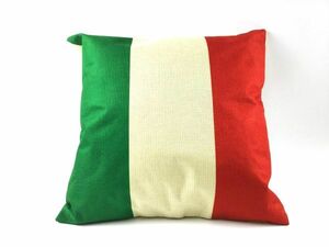 クッションカバー イタリア ハンガリー国旗 45x45cm アジアン 未使用