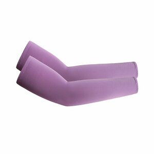 アームカバー uv 冷感 メンズ レディース ロング スポーツ 日焼け対策 アウトドア 涼しい 運転接触冷感 速乾ひんやり-紫