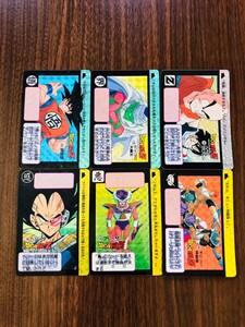 BANDAI 1990 год первая версия товар книга@.5. все 6 вид kila comp товар Dragon Ball Carddas 