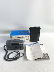 S5769○Konica コニカ フィルムカメラ コンパクトカメラ Big mini neo 収納ケース/箱/説明書付 シャッター不可 通電OK 240603